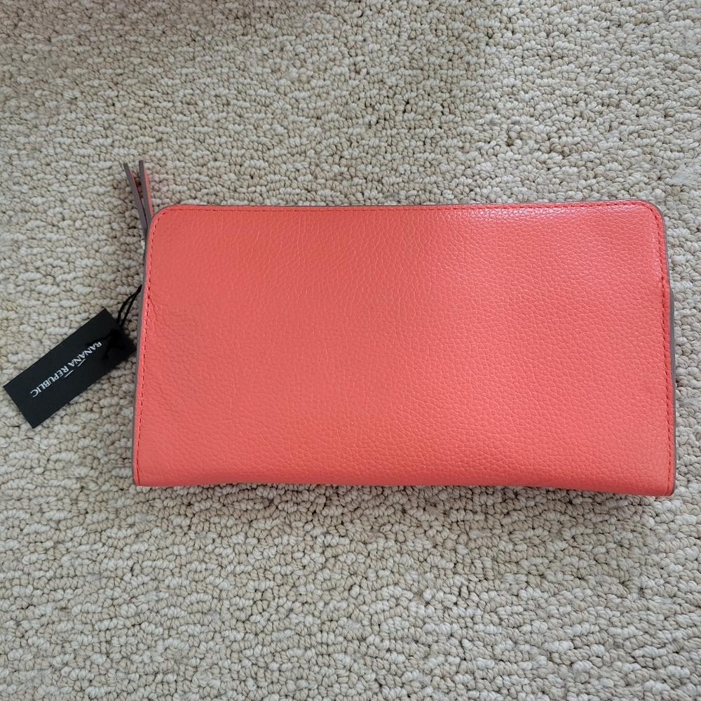 Banana Republic Coral Wallet/Clutch NWT with Small Defects From 2015